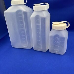 Lot Of 3 Vintage Rubbermaid Serv N Save Pine Quart 2 Quart